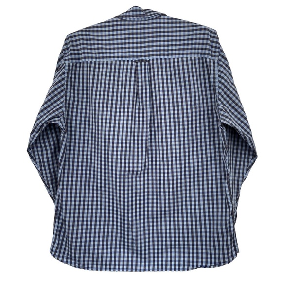 Tommy Bahama Button Front Long Sleeve Plaid Shirt Men's Size XXL Blue - Picture 2 of 10